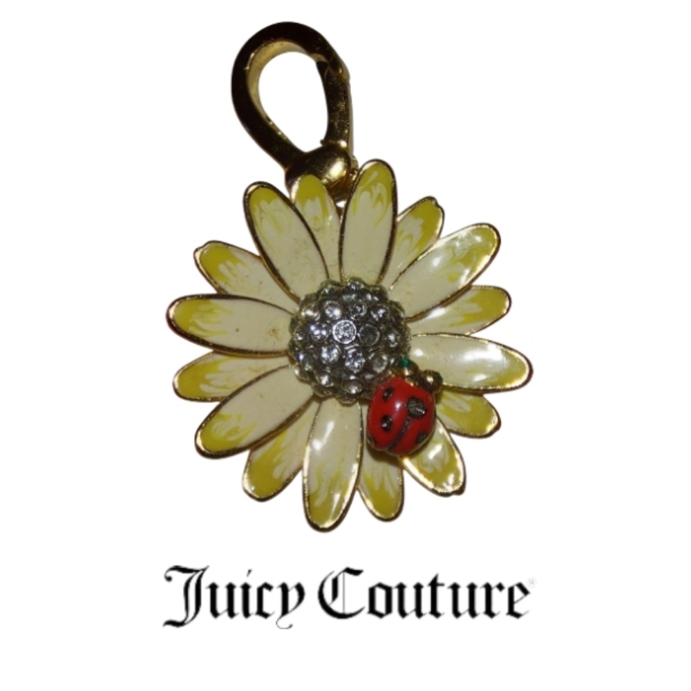 Juicy Couture "Smells Like Couture"  Enamel Daisy & Ladybug Charm